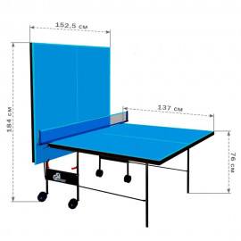 Стол теннисный "GSI-sport", модель "Athletic Outdoor", артикул Od-2