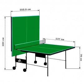 Стол теннисный "GSI-sport", модель "Athletic Strong" Артикул Gp-3
