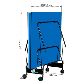 Стол теннисный "GSI-sport", модель "Compact Light" артикул Gk-4