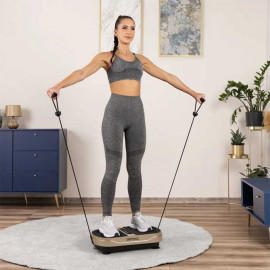 Виброплатформа Gymtek XP300 золотистый + пульт + эспандеры