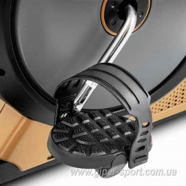 Велотренажер Hop-Sport HS-040L Root черно-золотистый горизонтальный