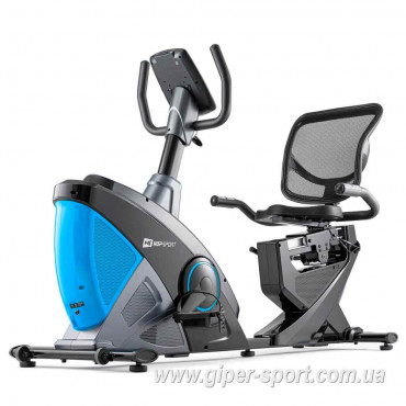 Велотренажер Hop-Sport HS-070L Helix синий iConsole+ горизонтальный