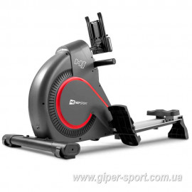 Гребной тренажер Hop-Sport HS-095R Spike серый+ мат