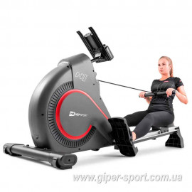 Гребной тренажер Hop-Sport HS-095R Spike серый+ мат