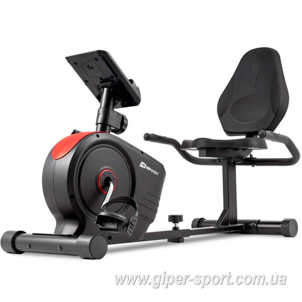 Велотренажер Hop-Sport HS-2050L Beat красный горизонтальный