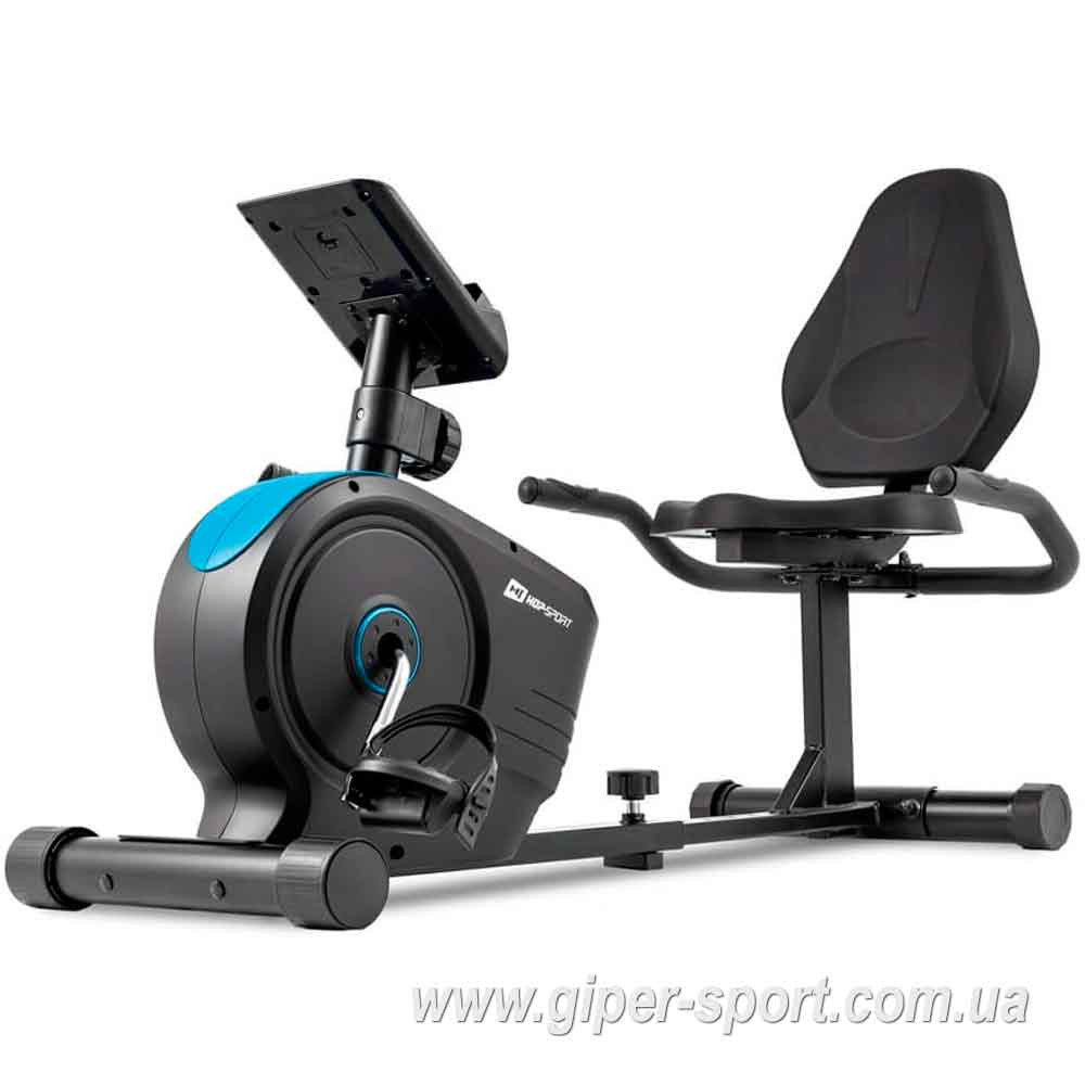 Велотренажер Hop-Sport HS-2050L Beat синий горизонтальный