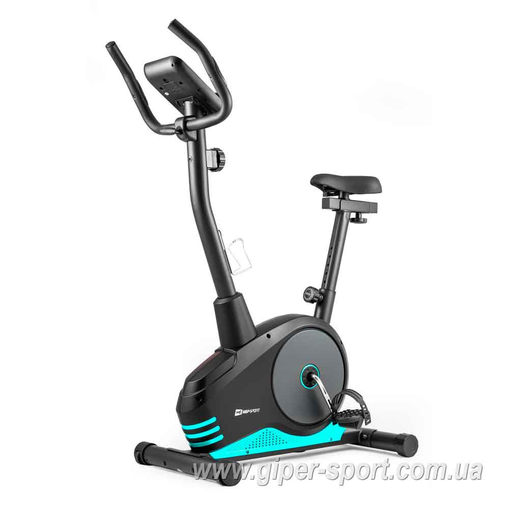 Велотренажер Hop-Sport HS-2080 Spark черно-бирюзовый