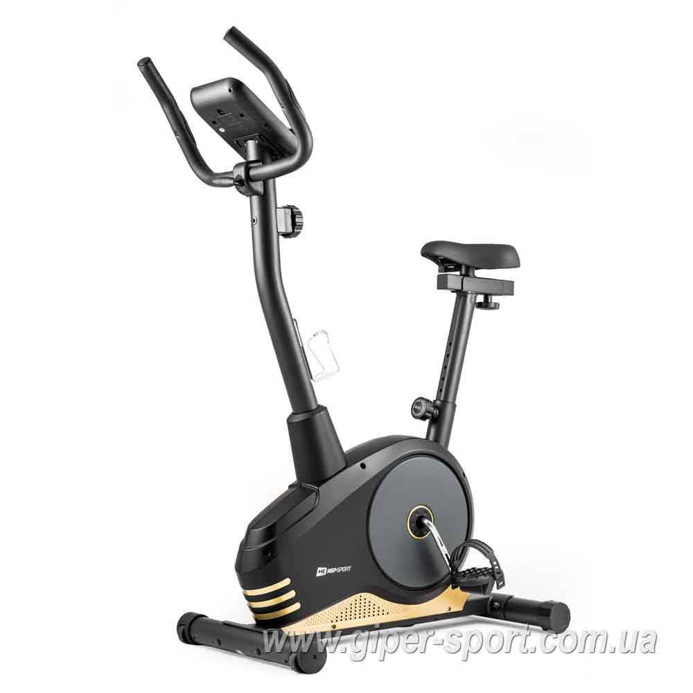 Велотренажер Hop-Sport HS-2080 Spark черно-золотистый