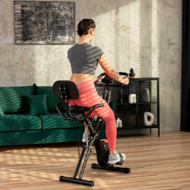 Велотренажер Hop-Sport HS-3030X Apeks магнитный складной черный