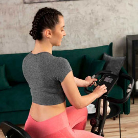 Велотренажер Hop-Sport HS-3030X Apeks магнитный складной черный