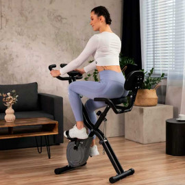 Велотренажер Hop-Sport HS-3030X Apeks магнитный складной серый