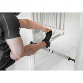 Турник раздвижной Hop-Sport HS-M050DP серо-желтый