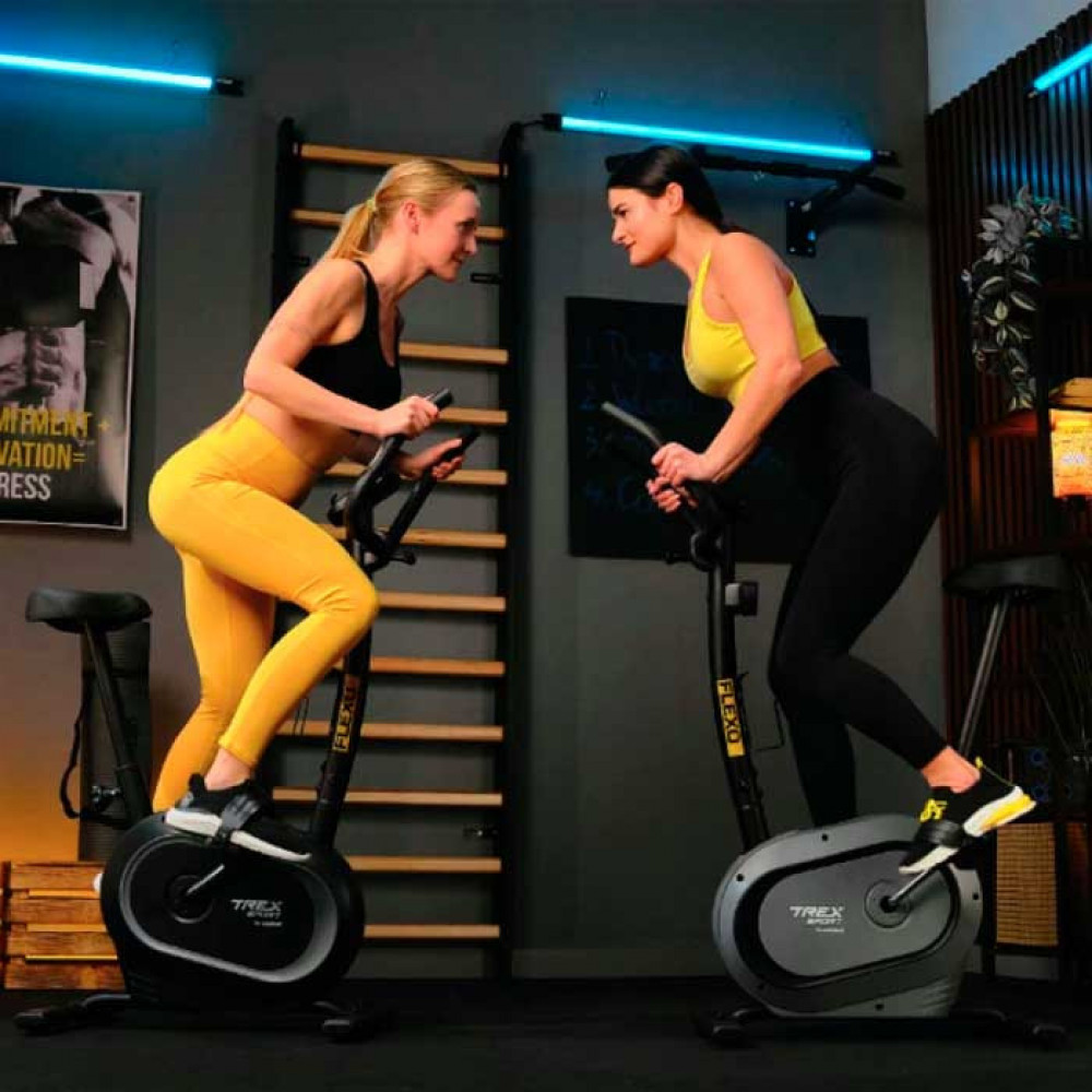 Велотренажер Trex Sport TX-450MB FLEXO магнитный черный купить в